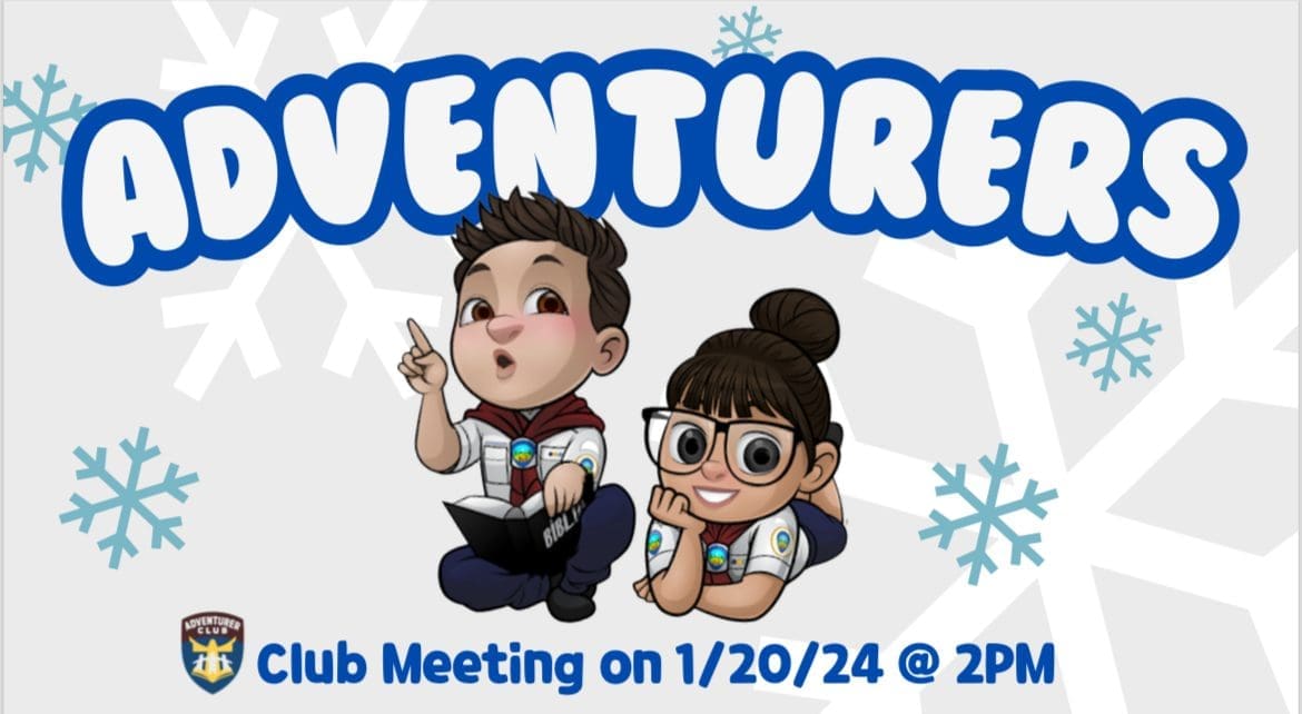 Featured image for “Next Adventurers Meeting: THIS Saturday, 01/20/24”