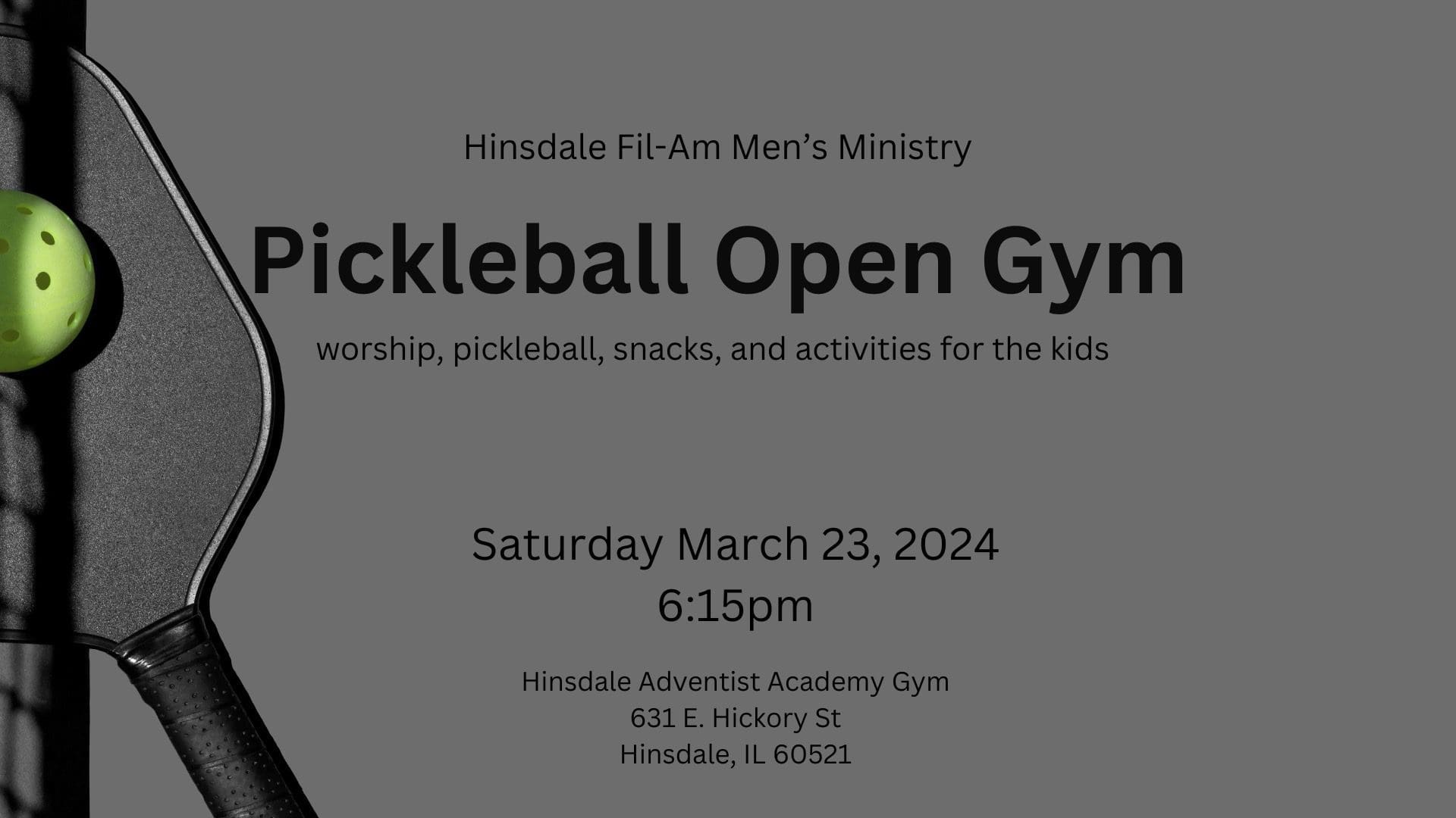 Featured image for “You’re Invited: Pickeball Open Gym!”
